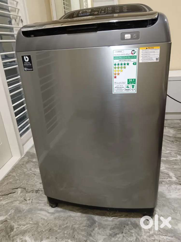 Samsung fully automatic 12.5 KGS washing machine