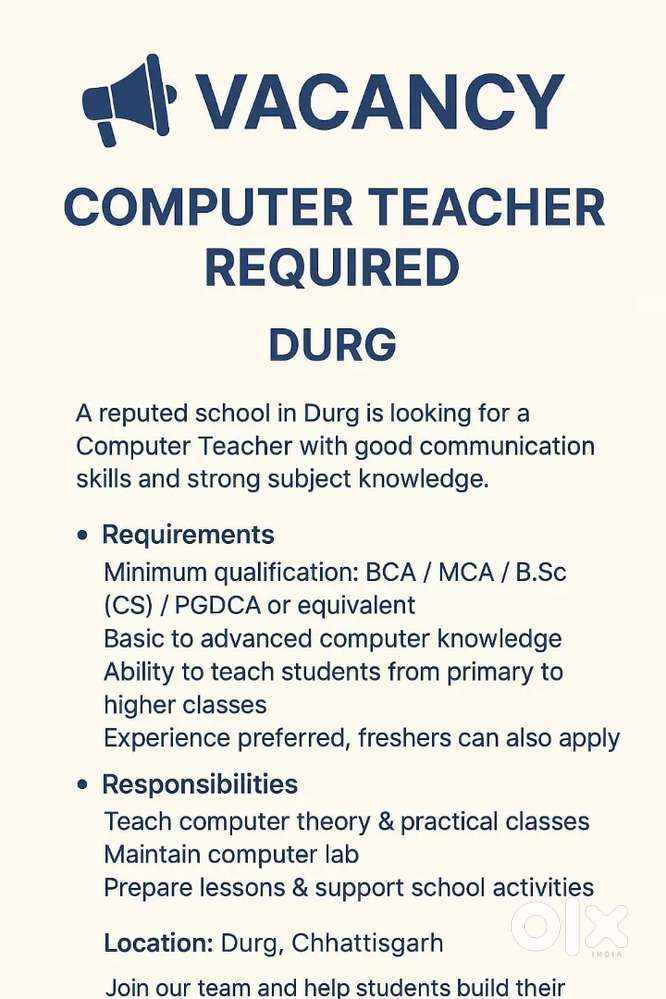 Computer Teacher