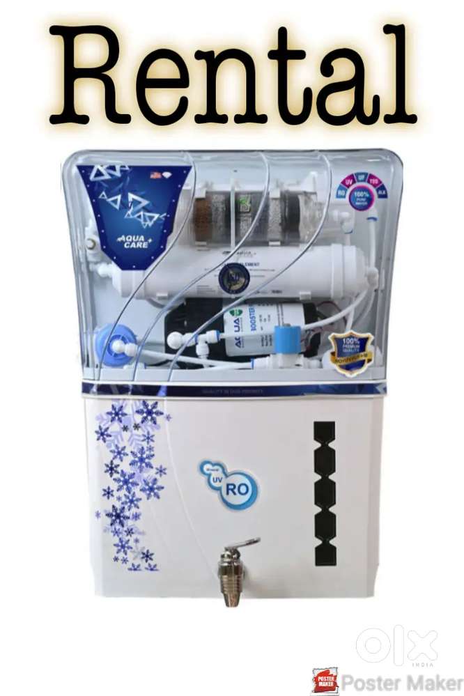 Ro water purifier available on rent