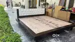 low height bed 6*6 without box new available