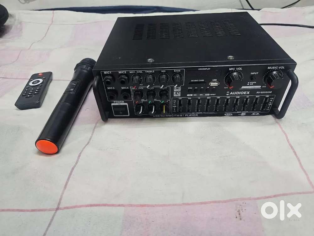 Audioex amplifier for sale with mic