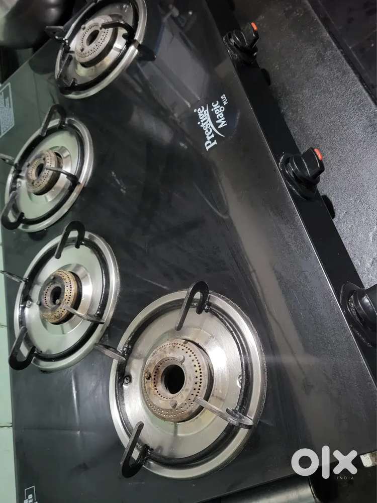 Prestige Gas stove, 4 burner.