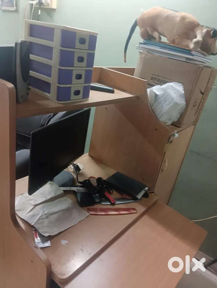 Computer study and storage table 3 in 1 furniture