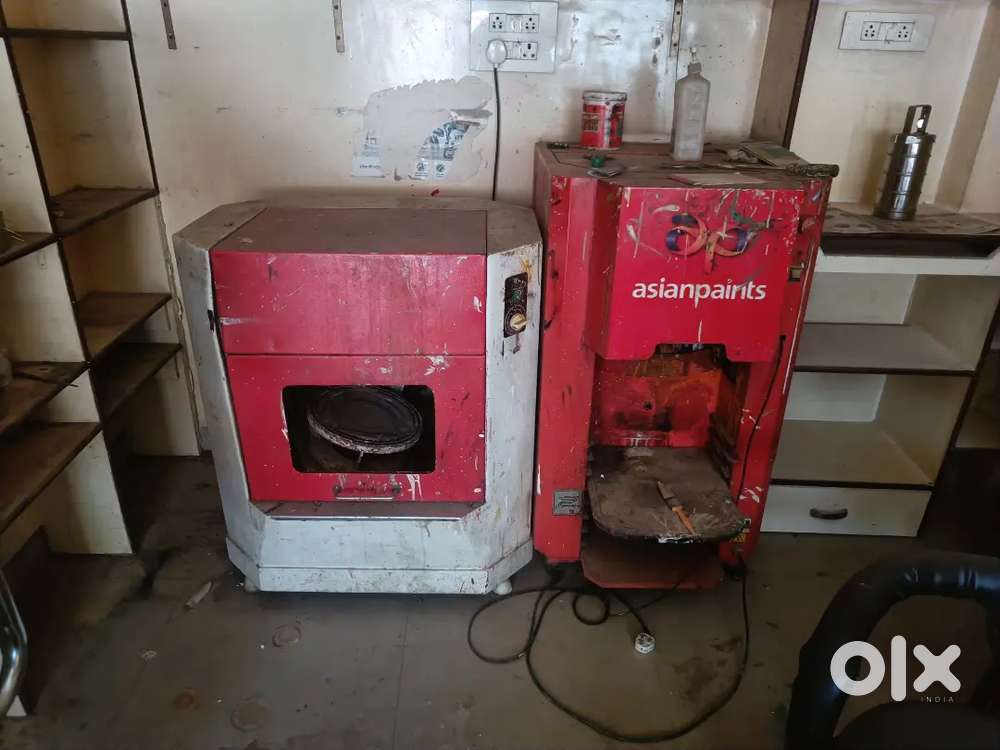 ASIAN PAINT COLOUR MAKING MACHINE AND MIXTURE