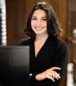 Female receptionist