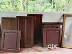 Old used kitchen doors, cupboard doors