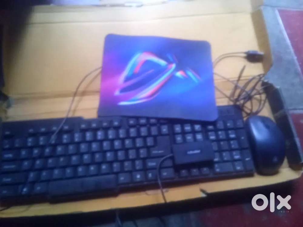 Keyboard and mouse and USB cable