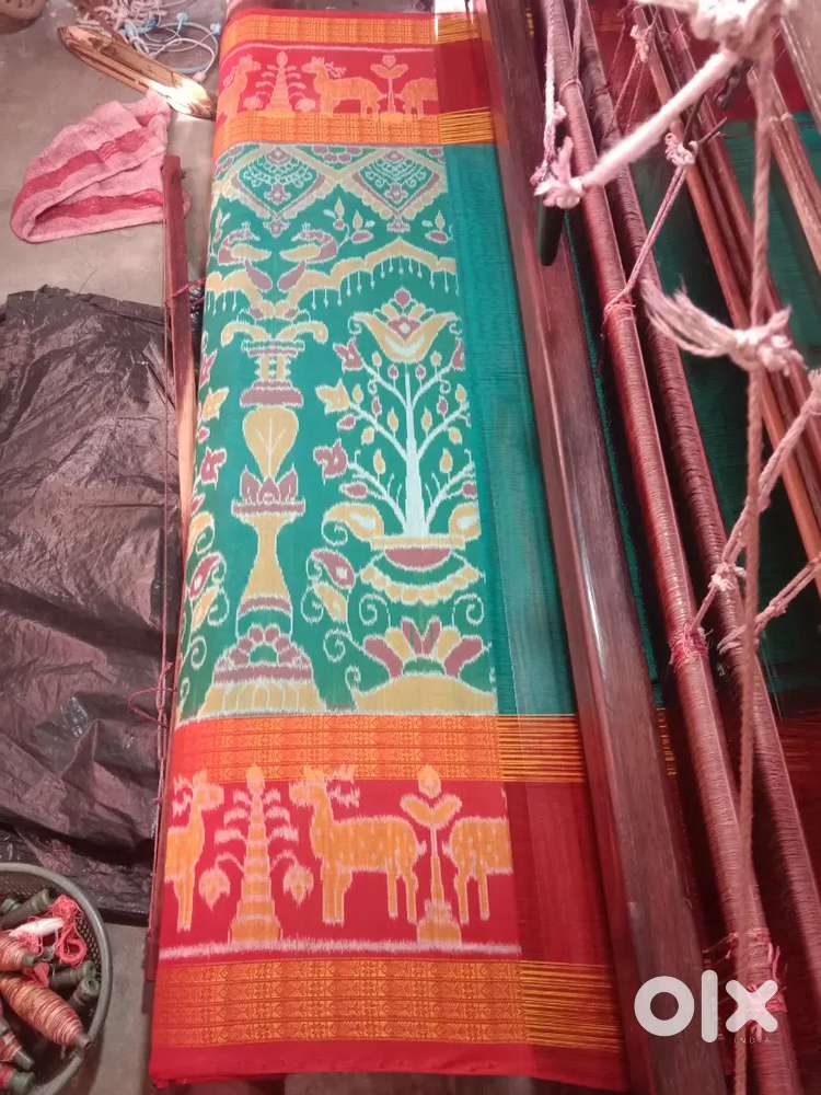 ସମ୍ବଲପୁରୀ ଶାଢ଼ି ନିଜ ହାତ ବୁଣା