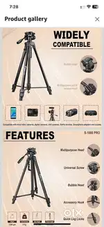 TRIPOD - Syvo S 1000 Pro (For DSLR/Camera)