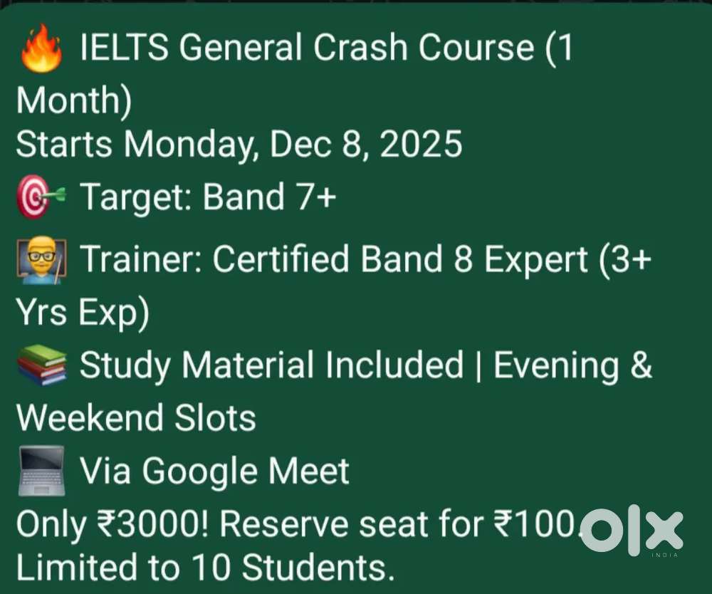 IELTS Course for Beginners to Advanced  Best Price online