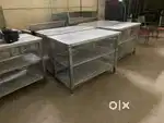 Ss table ss work table used restaurant commercial kitchen rquipments