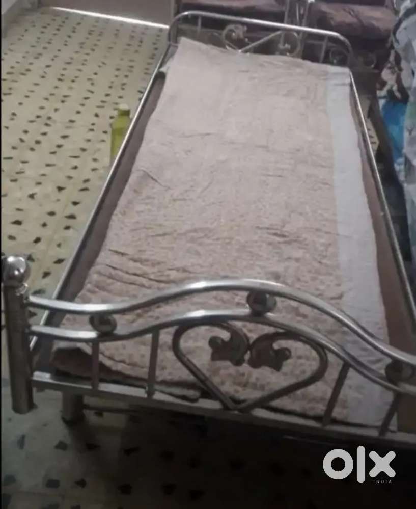 Steel single bed 2