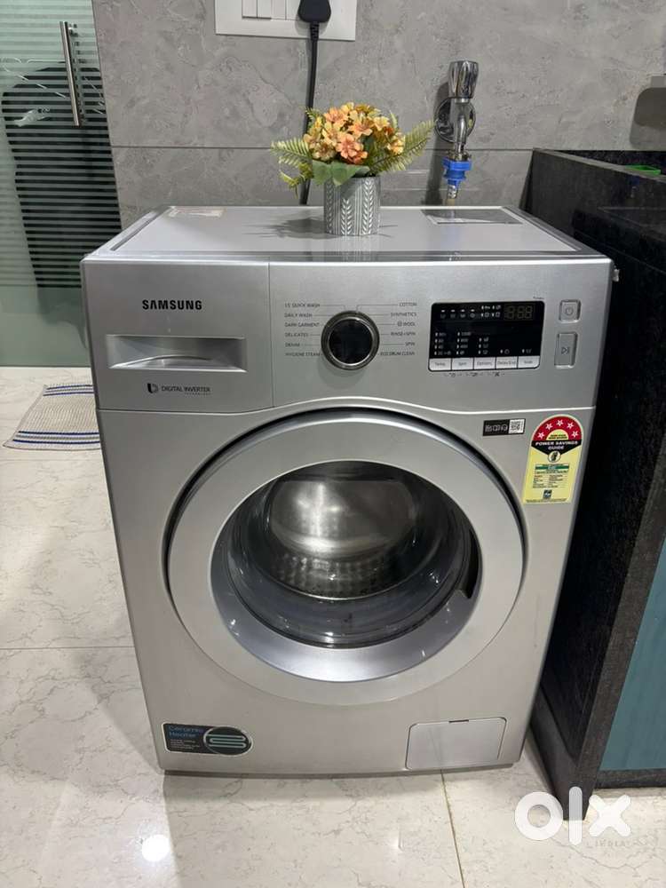 Samsung fully automatic FL washing machine with digital inverter tech