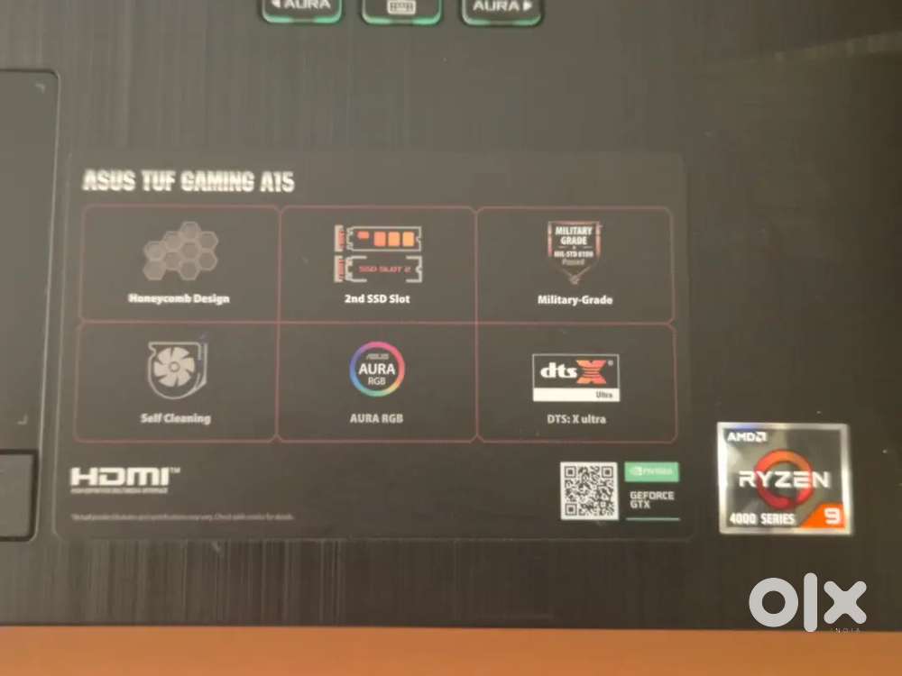 Asus TUF A15 Ryzen 9 32GB RAM GTX 1660 Ti Smooth 1080p Gaming Beast