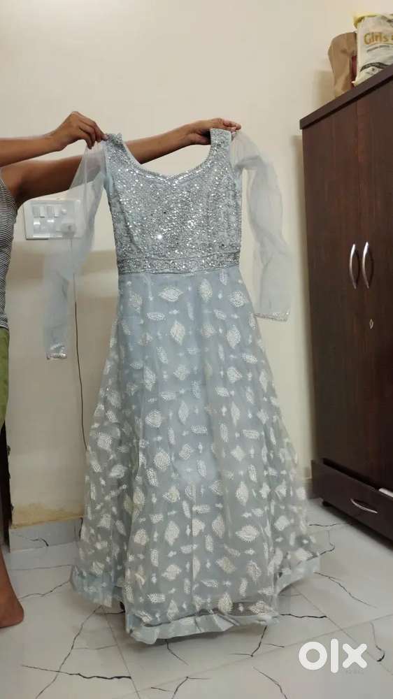 Beautiful baby blue colour gown
