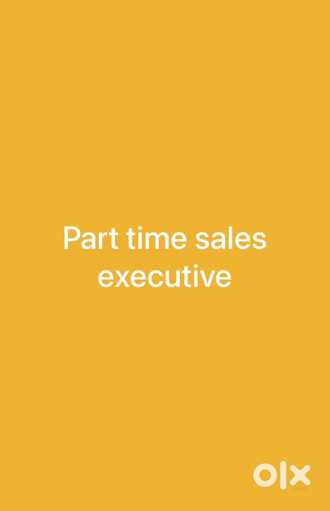 Need an part time  sales person for feild