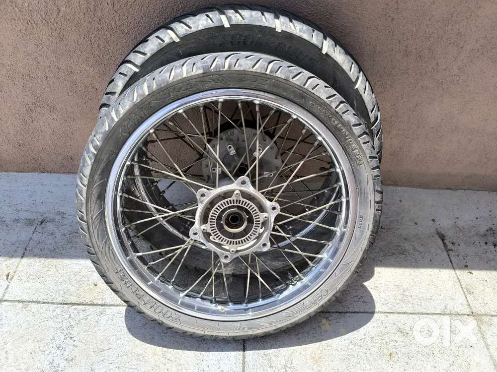 Royal Enfield classic, Front and Rear wheel set for sale..