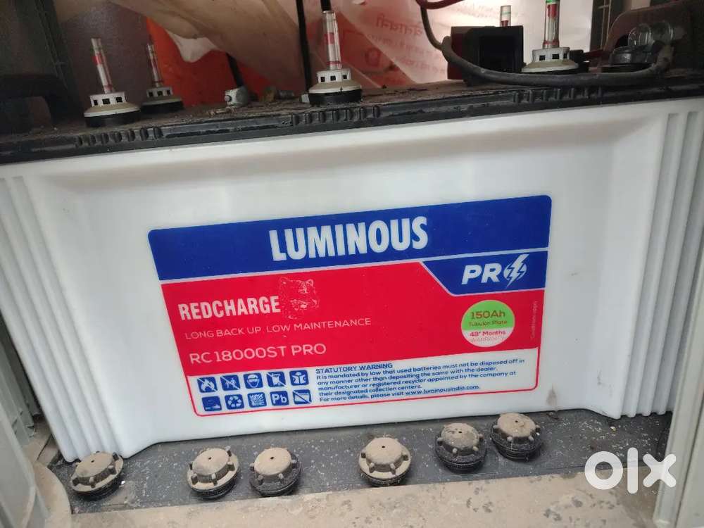 LUMINOUS Inverter with battery - Under warranty