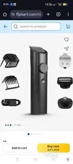 Mi by Xiaomi Grooming Kit Trimmer 90 min Runtime 40 length settings
