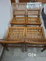 Teakwood chairs / wooden almirah