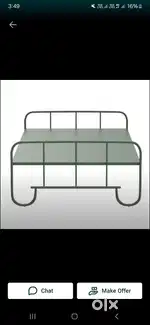 Steel cot double cuttle