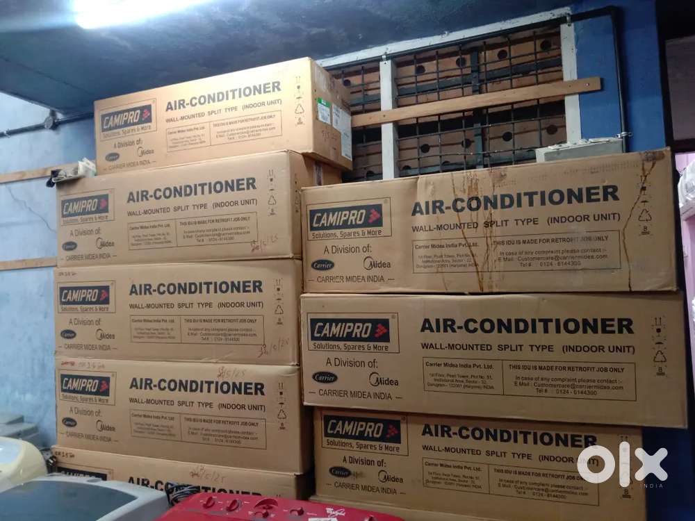 Indoor new outdoor seconds acs  available 6 month warrenty provided
