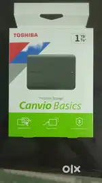 Toshiba canvio 1 TB external portable hard disk