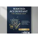 Wanted: Accountant For Musical Showroom & Academy