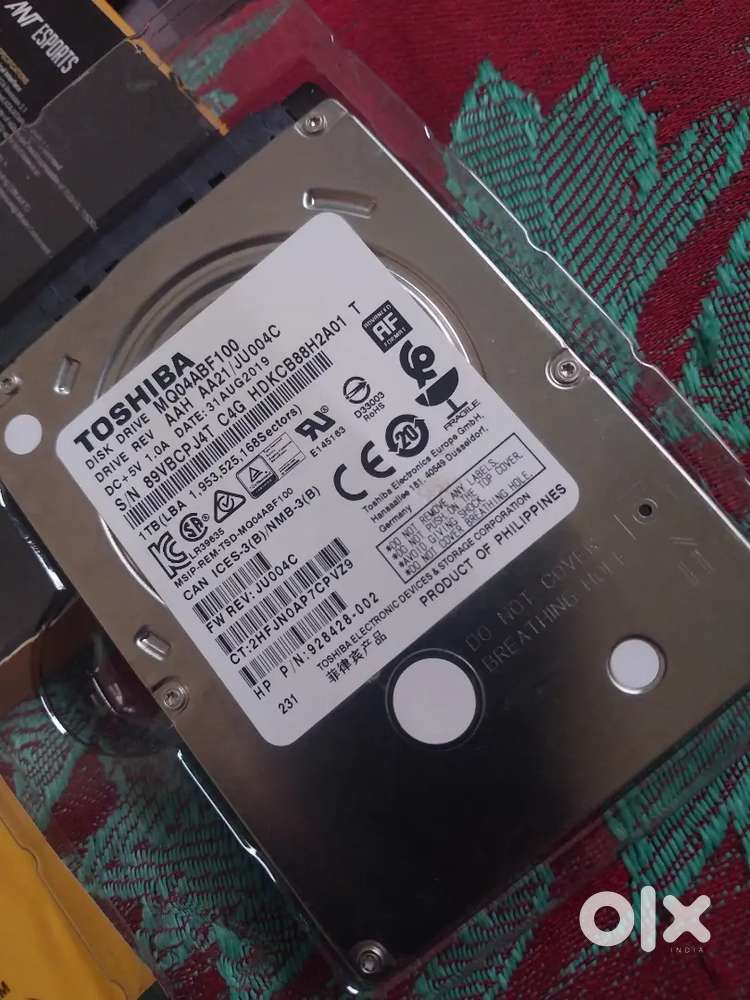 Toshiba 1TB Internal Hard Drive Laptop HDD, 2.5 inch, Model MQ04ABF100