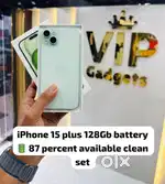Vip gadgets iphone 15 plus 128Gb