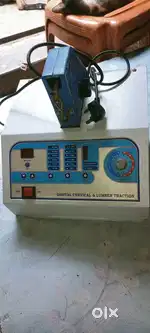 Traction machine for physiotherapy