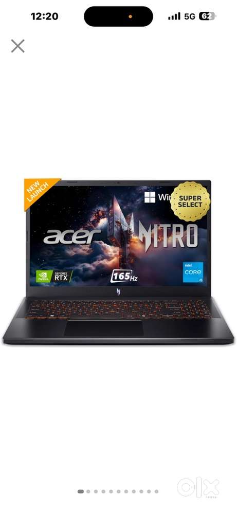 Acer Nitro V 15 8gb graphics card rtx 5050 16gb ram 512 ssd