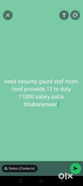need sequrity gaurd staf