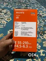 SONY SEL55210/BQ Telephoto Zoom Lens