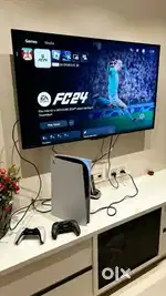 Ps5 disk version with 55inch 4k andriod tv