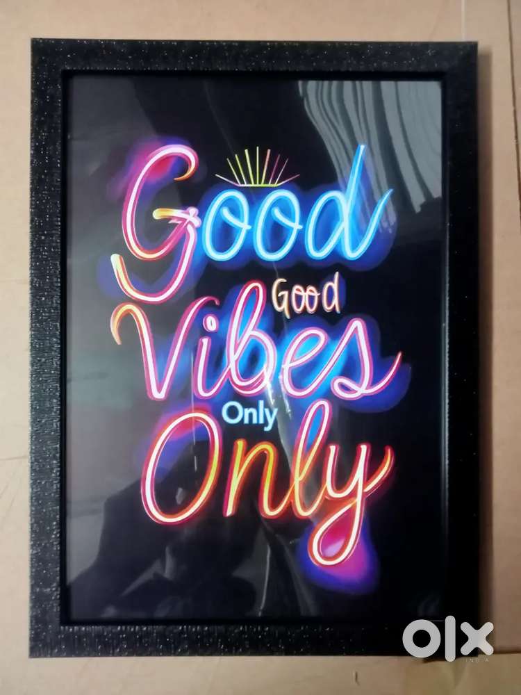 Motivational photo frame. Decor your home , office etc.