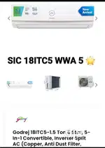 Bpl 1.5 ton 3 star inverter 28499
