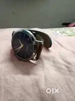 Fossil watch - Leather Analog Blue Dial Men's Watch-Bq2311
