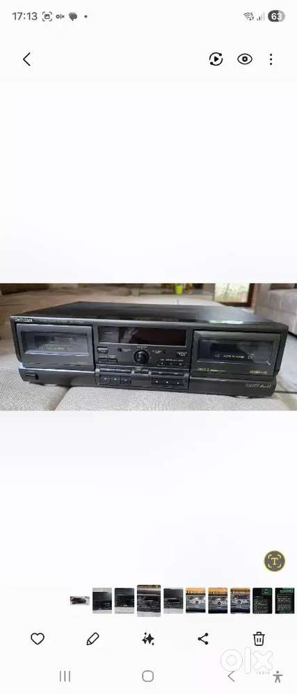 Technics twin cassette deck RS-TR373 M2