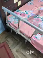 Sale :Queen Size cot , matress with elderly support for sale less used