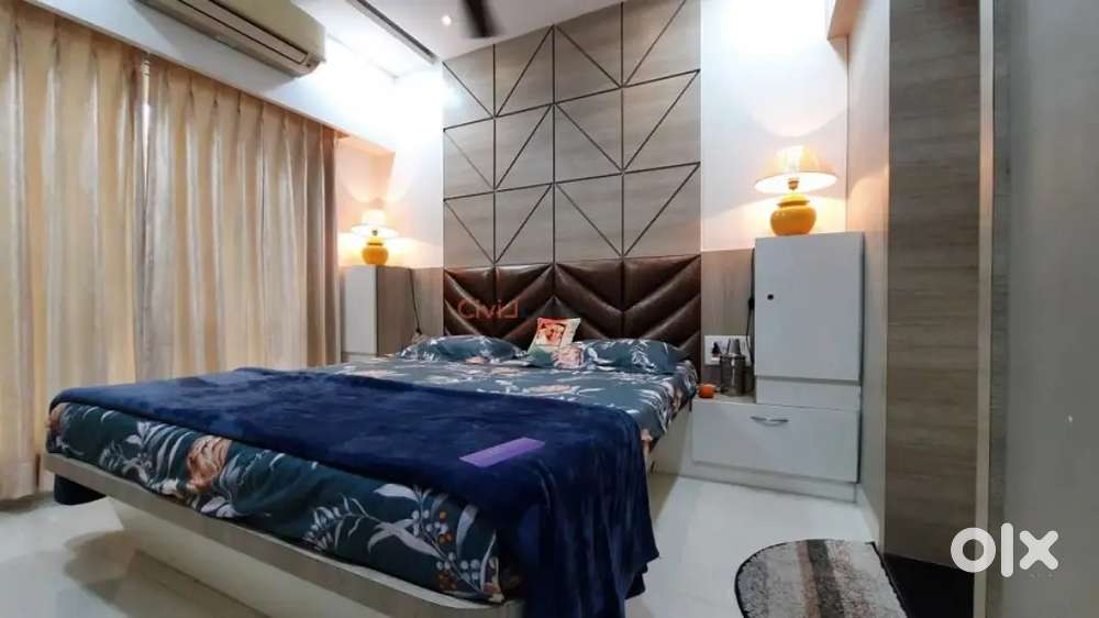 2bhk flat on road project near by school hospital market etc available