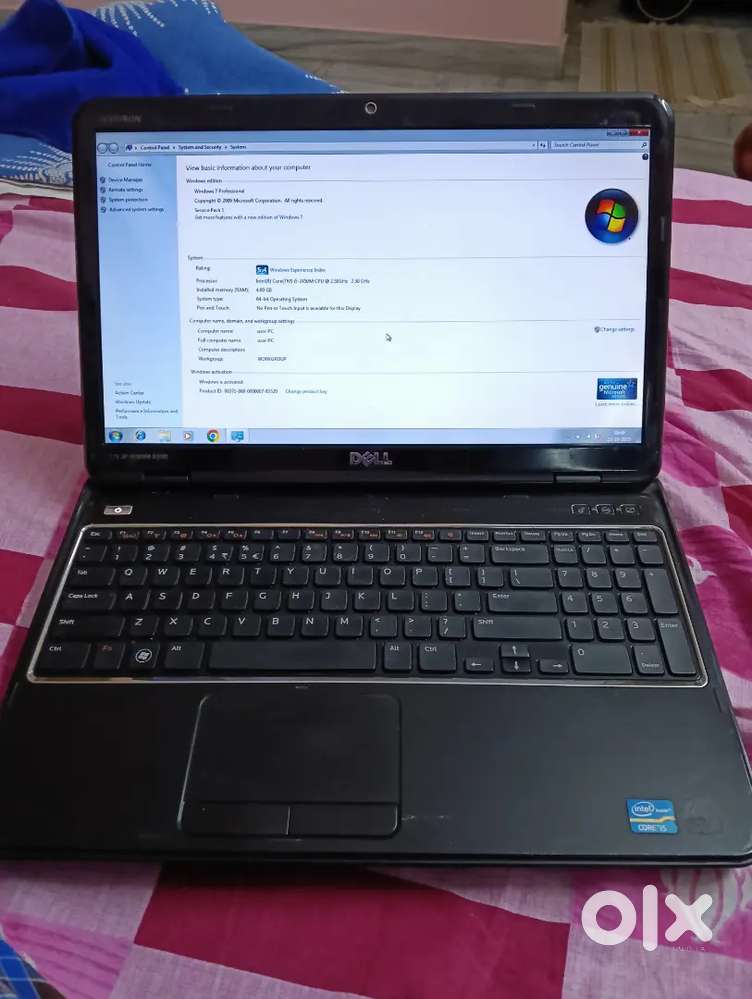 Dell laptop Intel inside core i5
