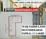 City 70 Sq Yrds-Land-Sale YAPRRAL.SECUNDERABADH IN CITY LOW COST