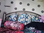 Steel bed sale 7/5 size