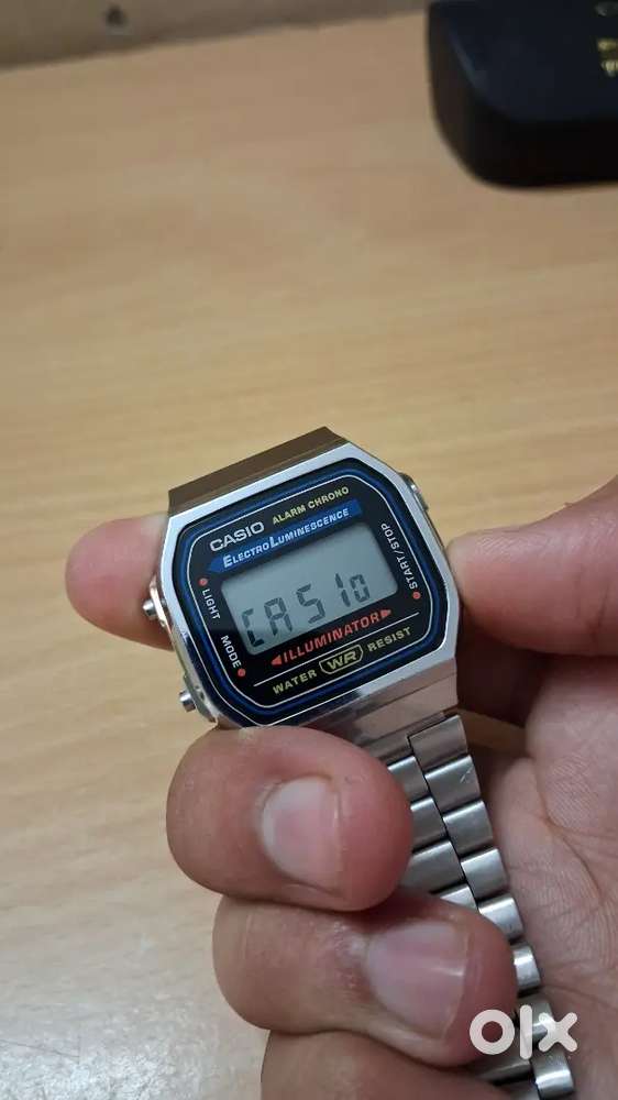 Casio Unisex Vintage A168WA-1WDF Silver Stainless Steel Band D131