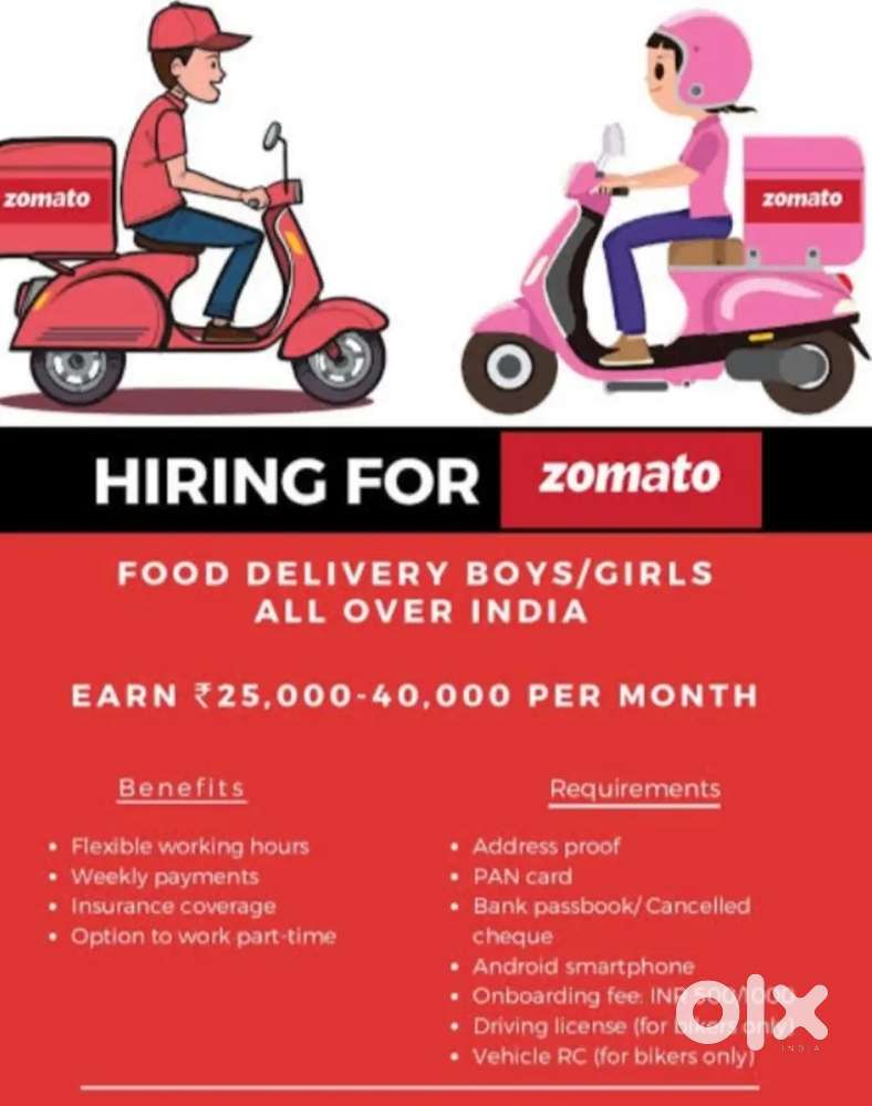 Zomato delivery boy