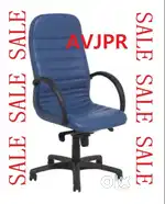 new office revolving chair blue color