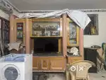 TV show case teak wood with veneer sheet