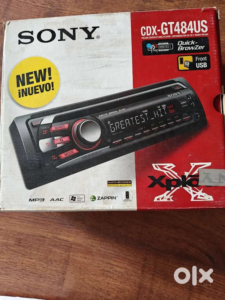 Sony Car FM & CD Player (Model: CDX-GT484US)