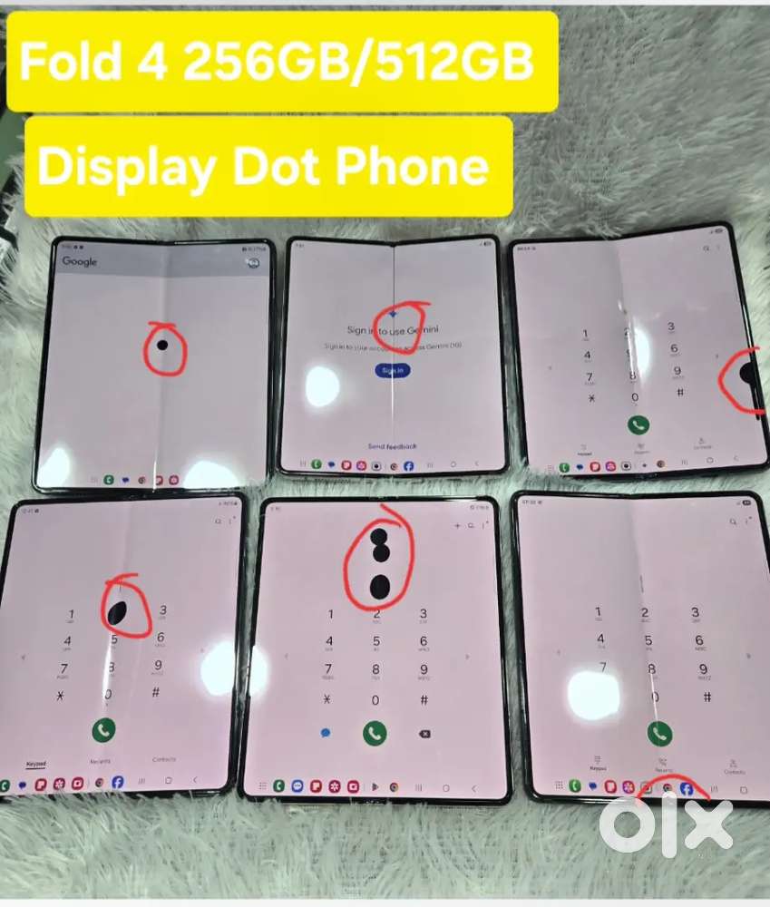 SAMSUNG FOLD 4 DISPLAY DOT PHONE AVAILABLE